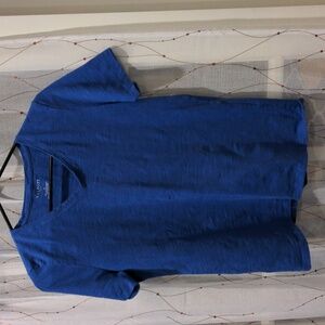 Talbots Blue V Neck Short Sleeve Top - Like New, only wore 2x